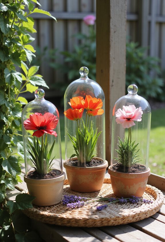 mini greenhouse pod for poppies