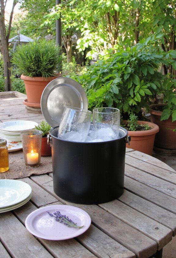 mini ice bucket party vibe