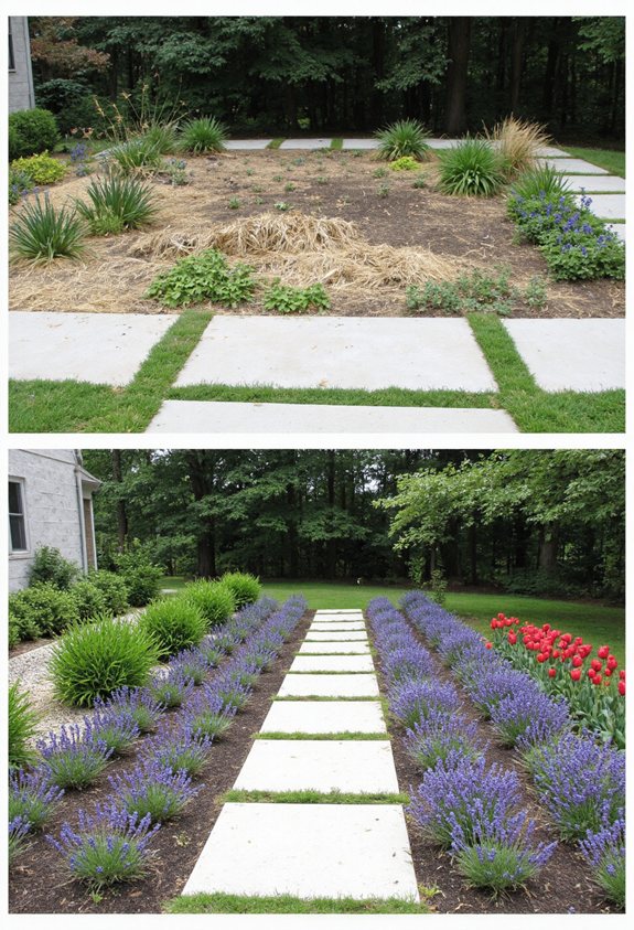 modern geometric garden design