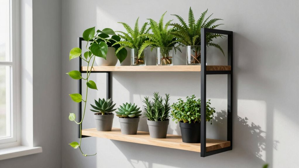 modular stackable plant shelf