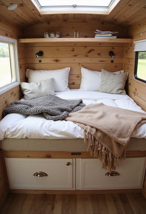 multi functional camper bedding