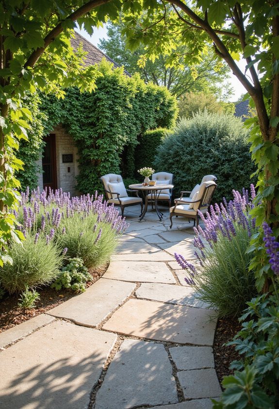 natural stone garden pathways
