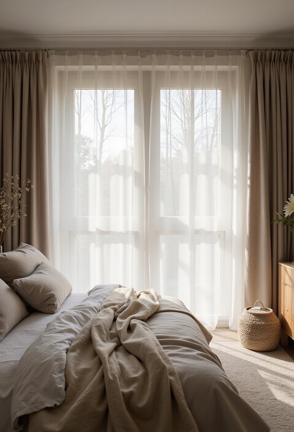 neutral sheers and shades