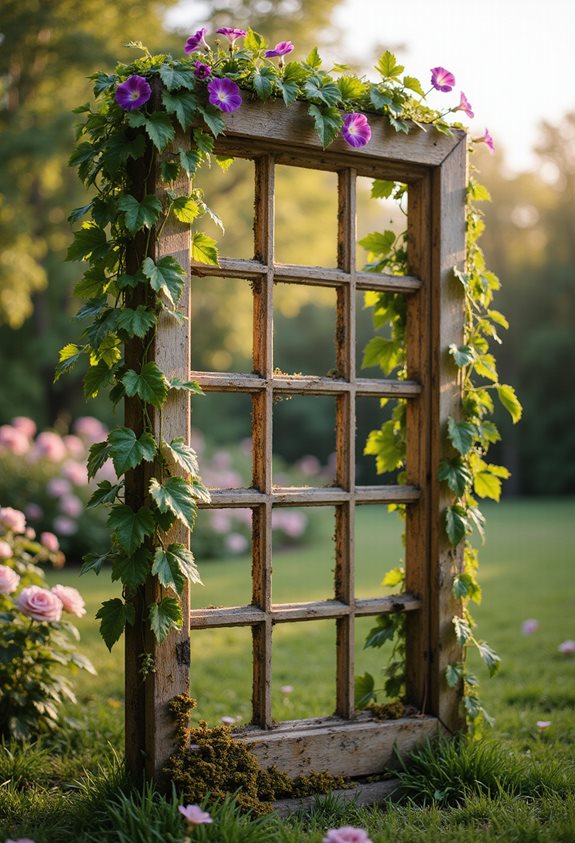 old window trellis transformation