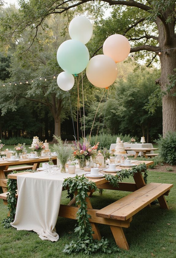 outdoor baby shower ideas