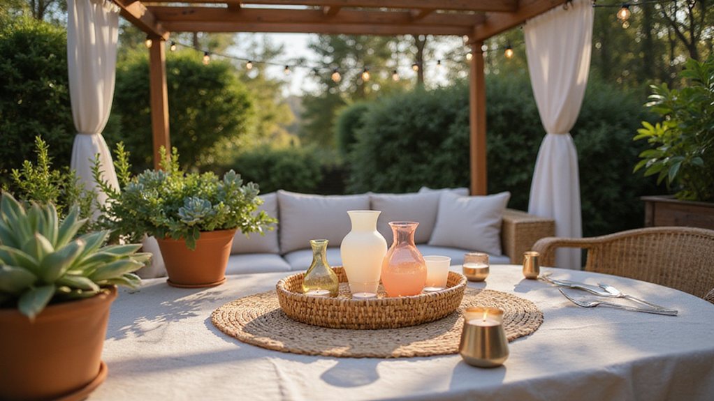 24 Amazing Outside Table Decor Patio Ideas