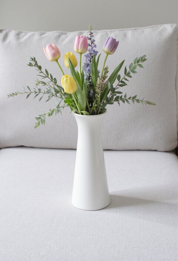 pastel minimalist easter vases
