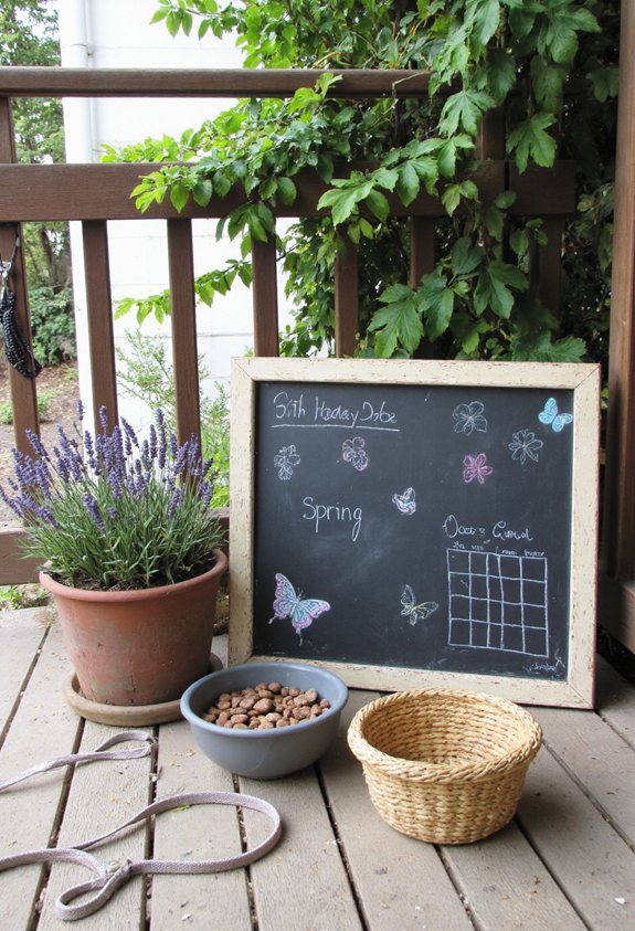 pet walk and feeding schedule