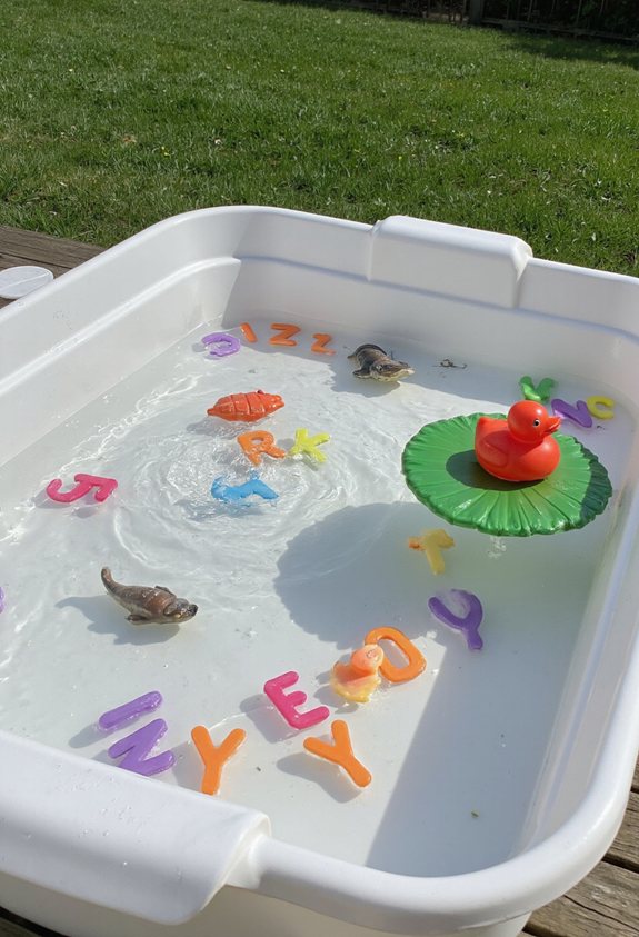 plastic bin water table