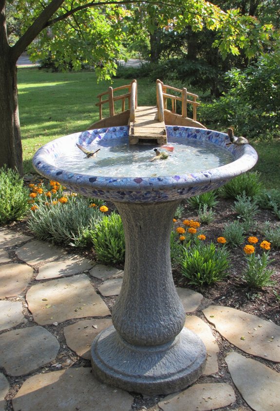 playful birdbath bridge guide