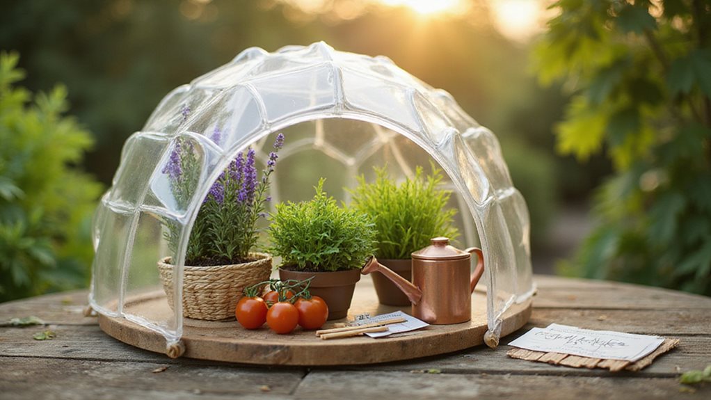 portable seedling heat shelter