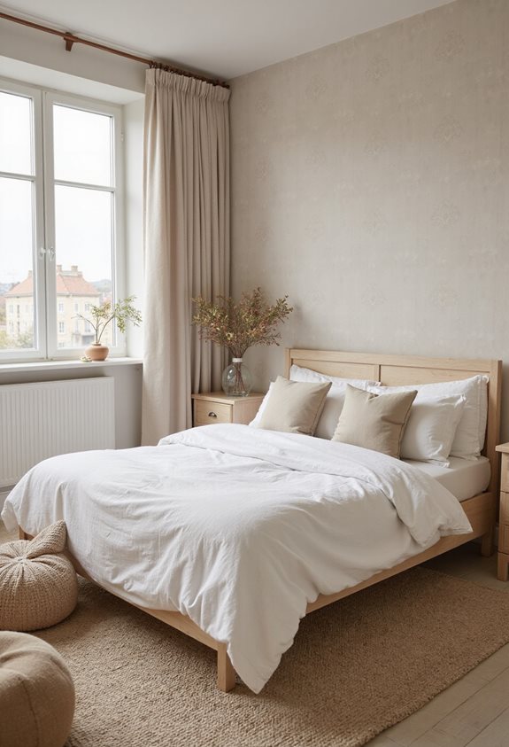 quiet textured bedroom magic