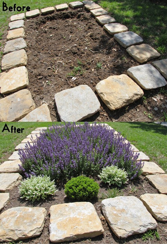 rugged stone garden transformation