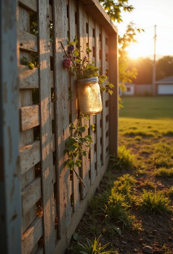 rustic fence on budget