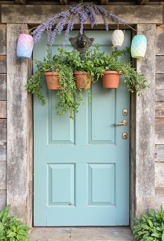 rustic herb garden frame