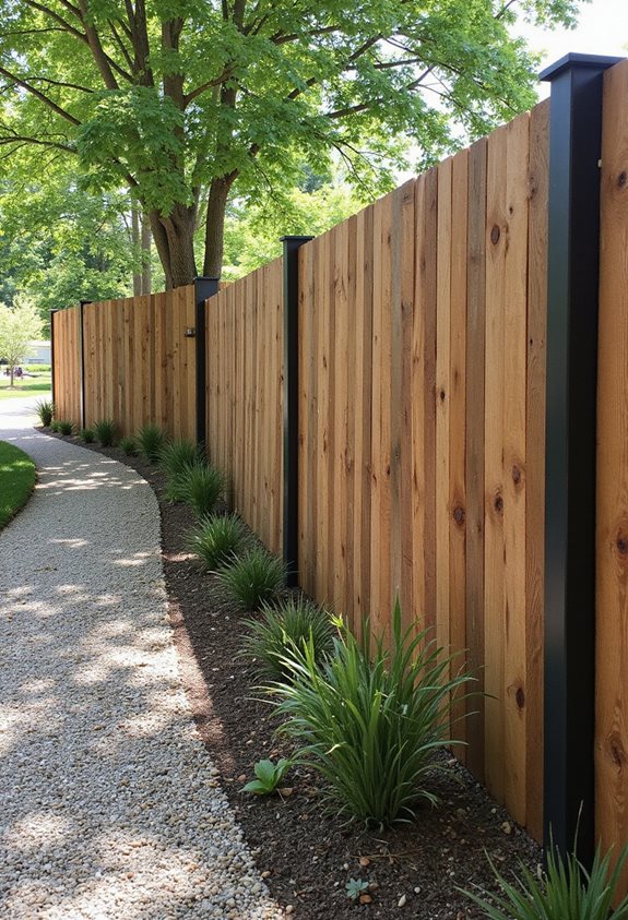 rustic reclaimed wood slats
