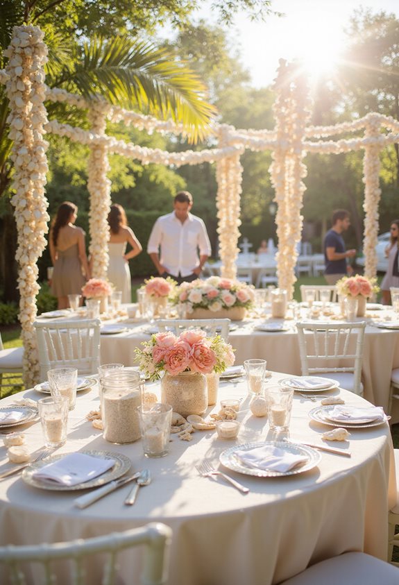 seashell themed baby shower ideas