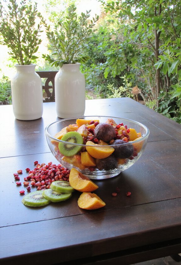seasonal fruit bowl display