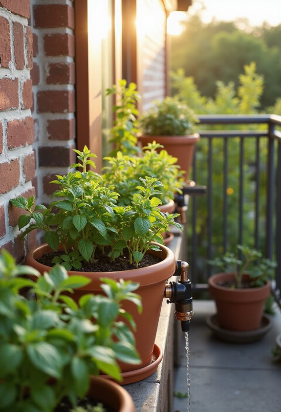 self watering balcony drip system
