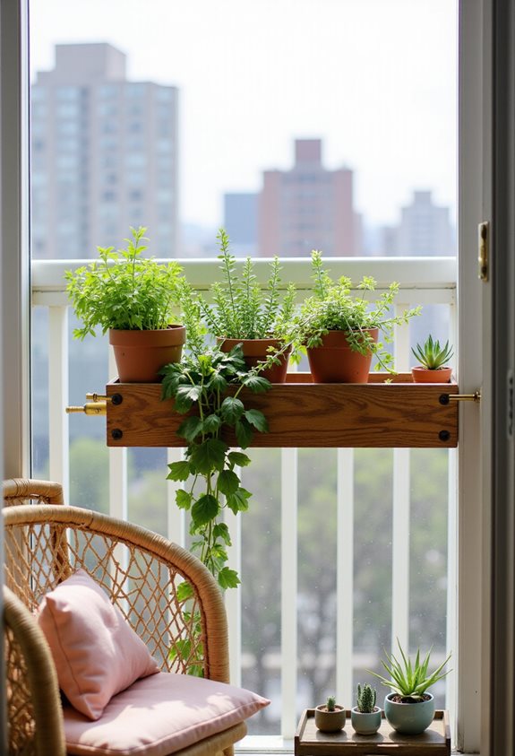 sliding shelf garden system