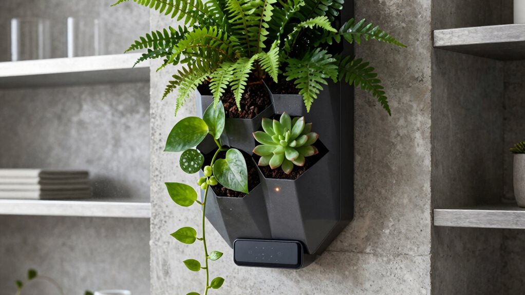 smart vertical planter automation