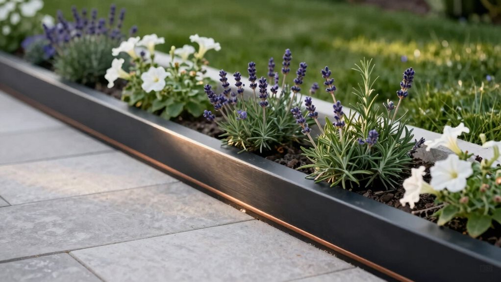 snap together metal edging