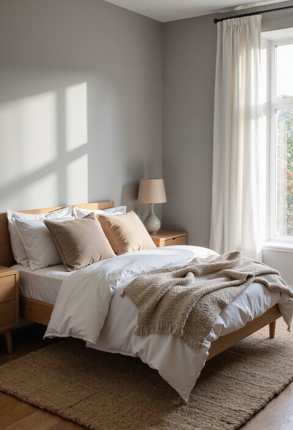 soft greys warm beige