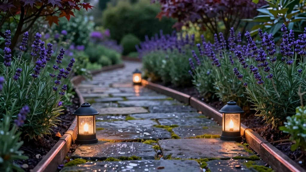 solar garden path illumination