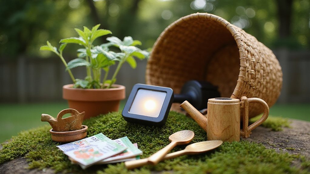 solar powered garden illumination