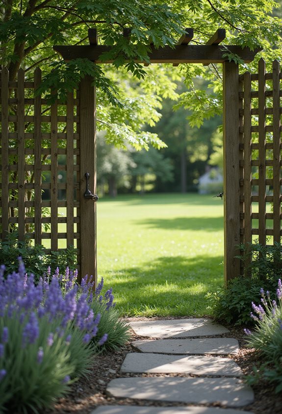 stained cedar light filtering