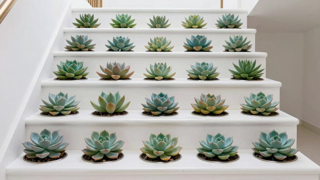 staircase succulent gallery