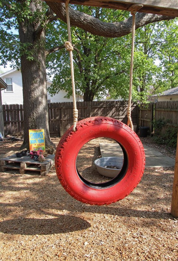 sturdy tire swing safety