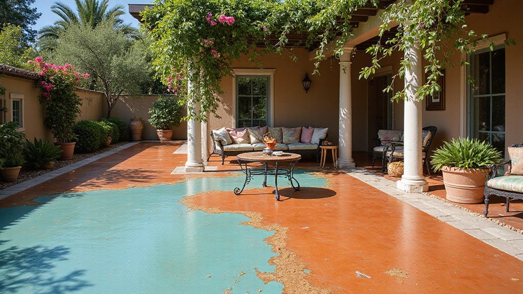 sun kissed mediterranean patio stains
