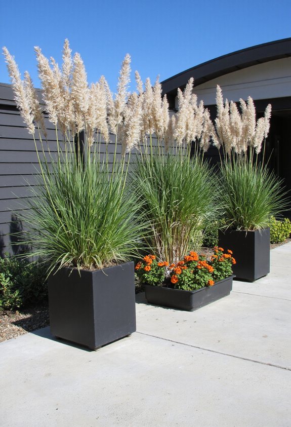 tall grasses create drama