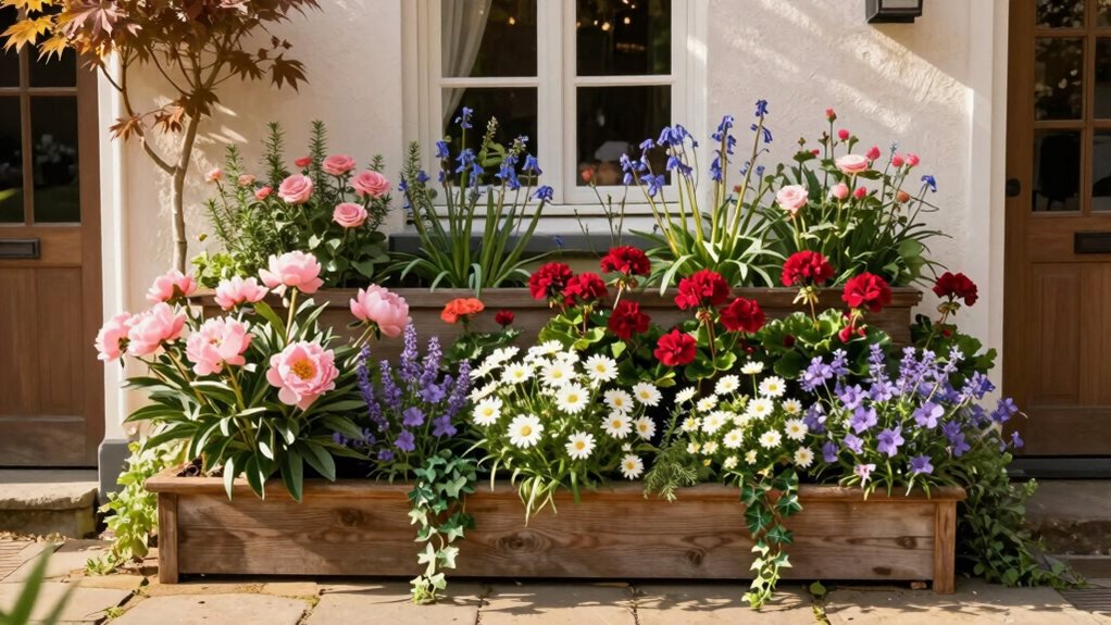 tiered cottage garden charm