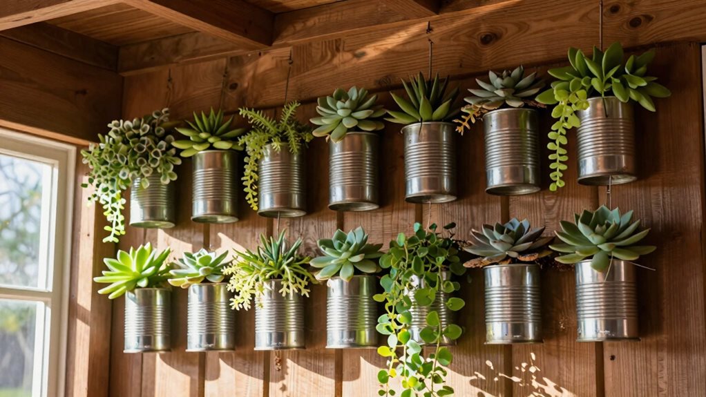tin can ceiling garden tin can ceiling garden