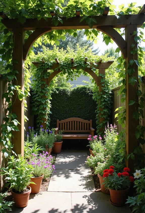 trellises enhance privacy beautifully