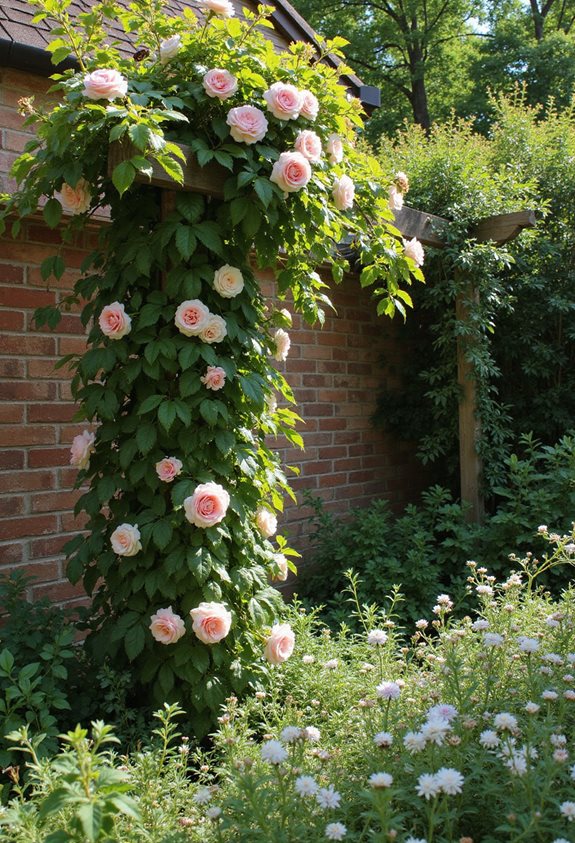 vertical gardening with climbers