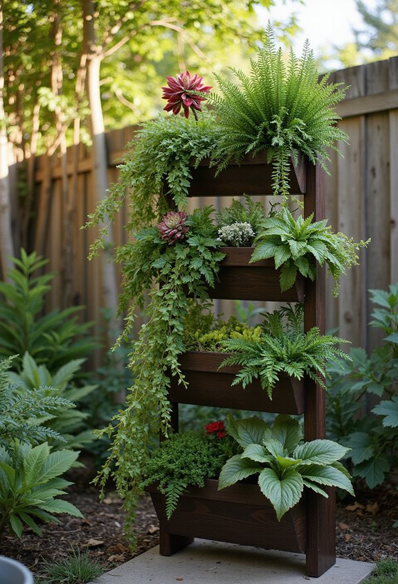 vertical plant display solution