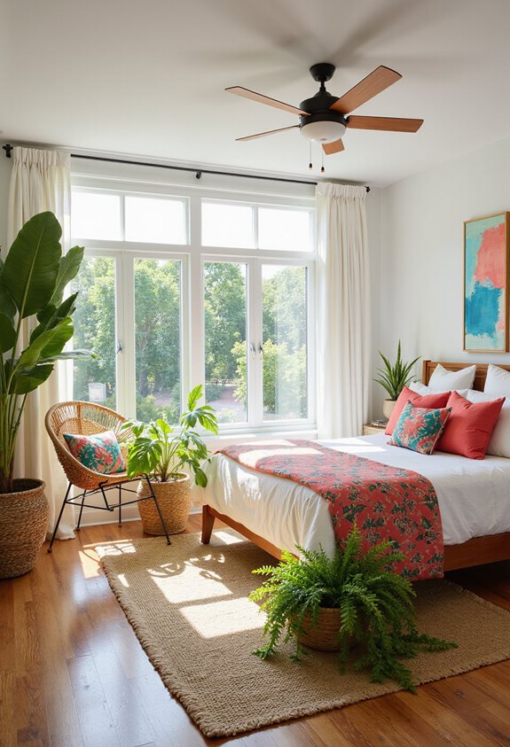 vibrant tropical bedroom d cor