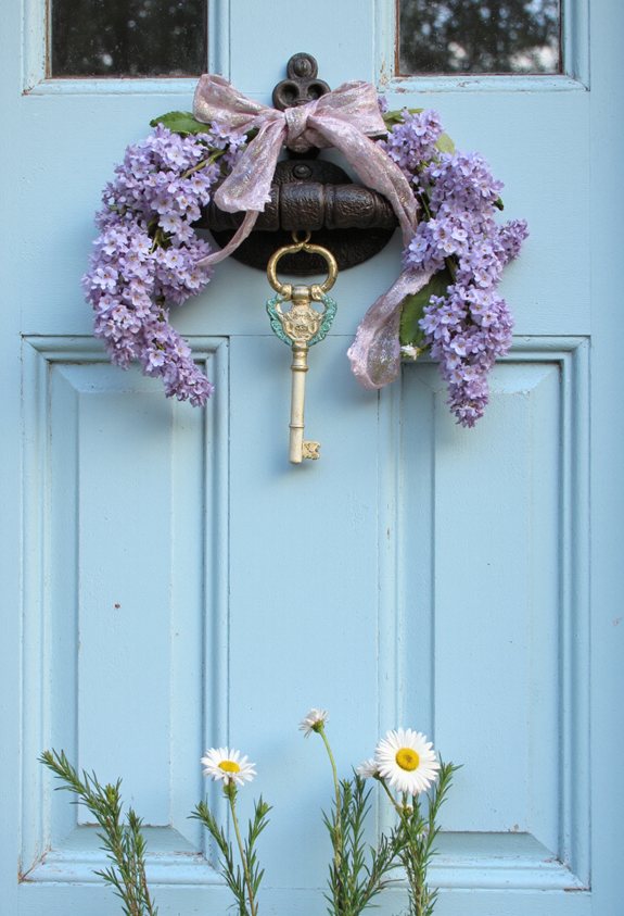 vintage key door pull