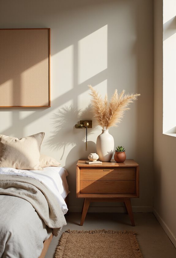warm earthy bedroom retreat