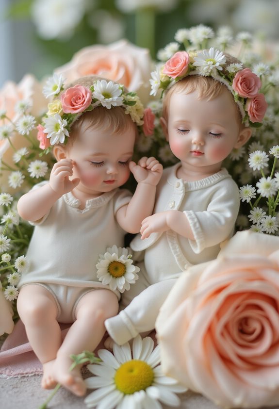 whimsical flower crown centerpieces