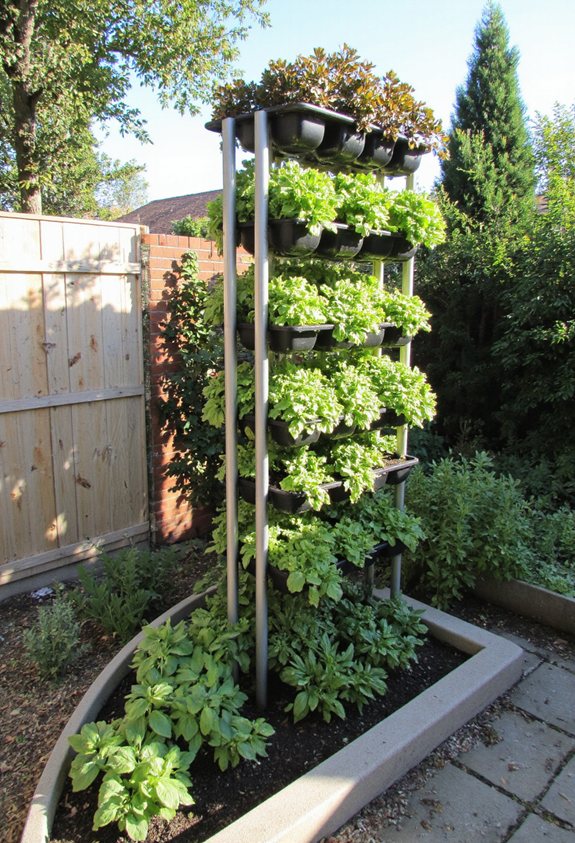 balcony vertical garden tower
