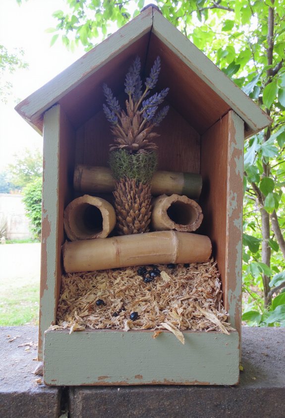 birdhouse bug hotel