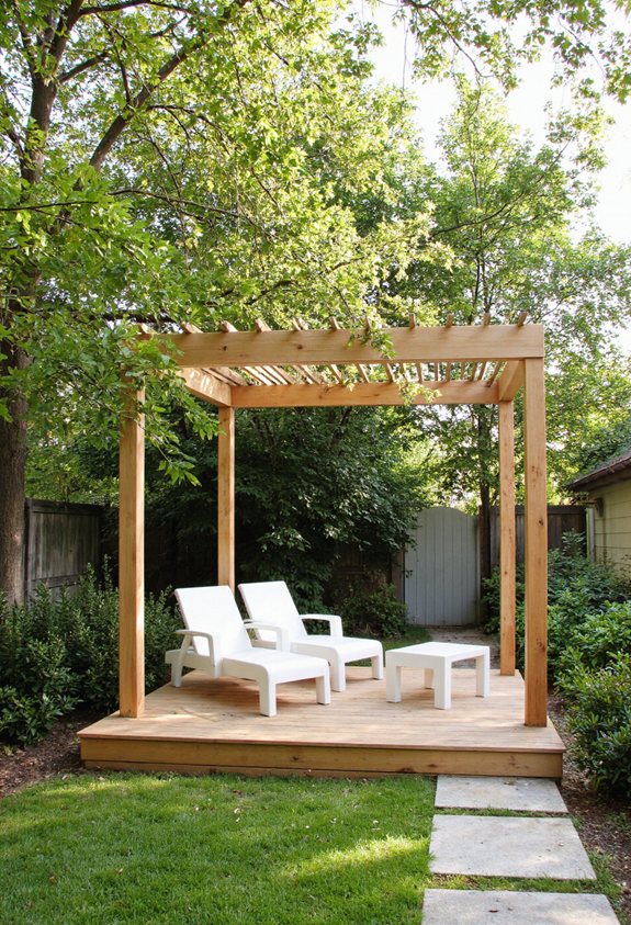 breezy pergola shade retreat