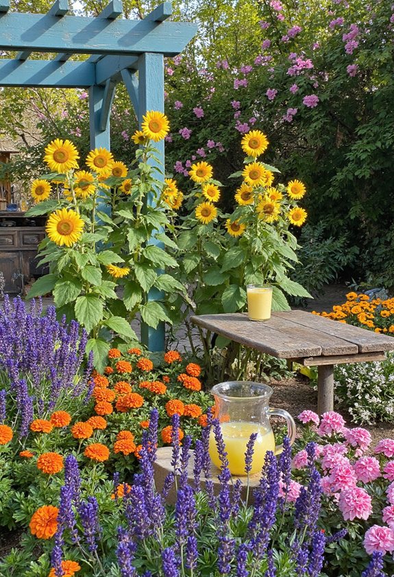 bright compact sunny patio