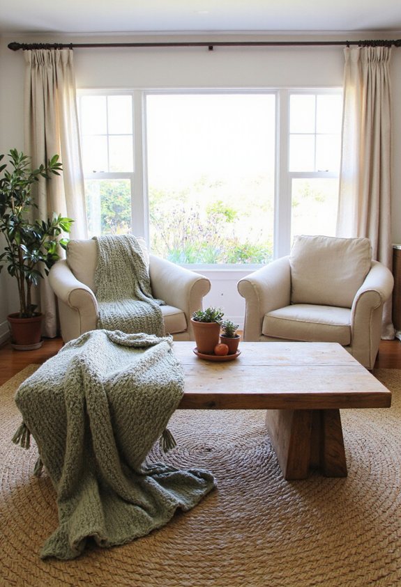 chunky knit throw comfort