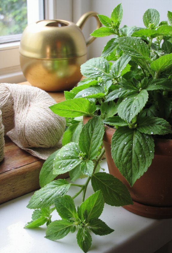 citrus scented calming garden