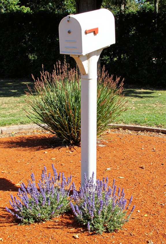 colorful mulch for weed control
